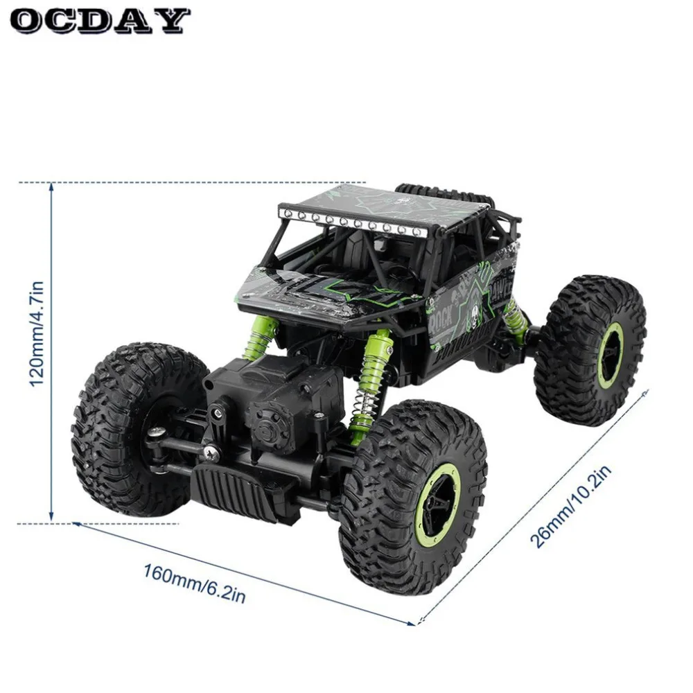OCDAY 2,4 GHz RC автомобиль 4WD Рок Гусеничный ралли скалолазание автомобиль 4x4 двойные двигатели Bigfoot автомобиль пульт дистанционного управления модель внедорожника игрушки