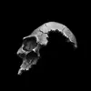 Ожерелье с подвеской с изображением поврежденного черепа на половину лица, мужская мода, Байкерская бижутерия в стиле рок-панк, античное се... ► Фото 3/4