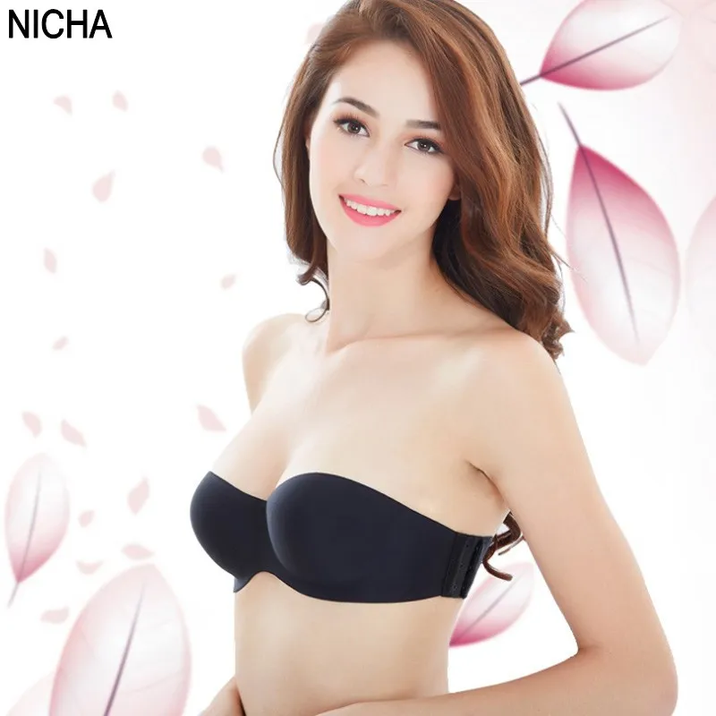 high quality invisible sexy ladies bra hot selling one piece silicone