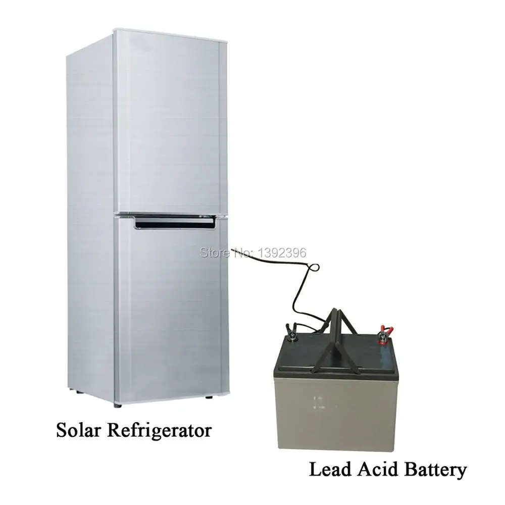refrigerator 176L with lead acid battery
