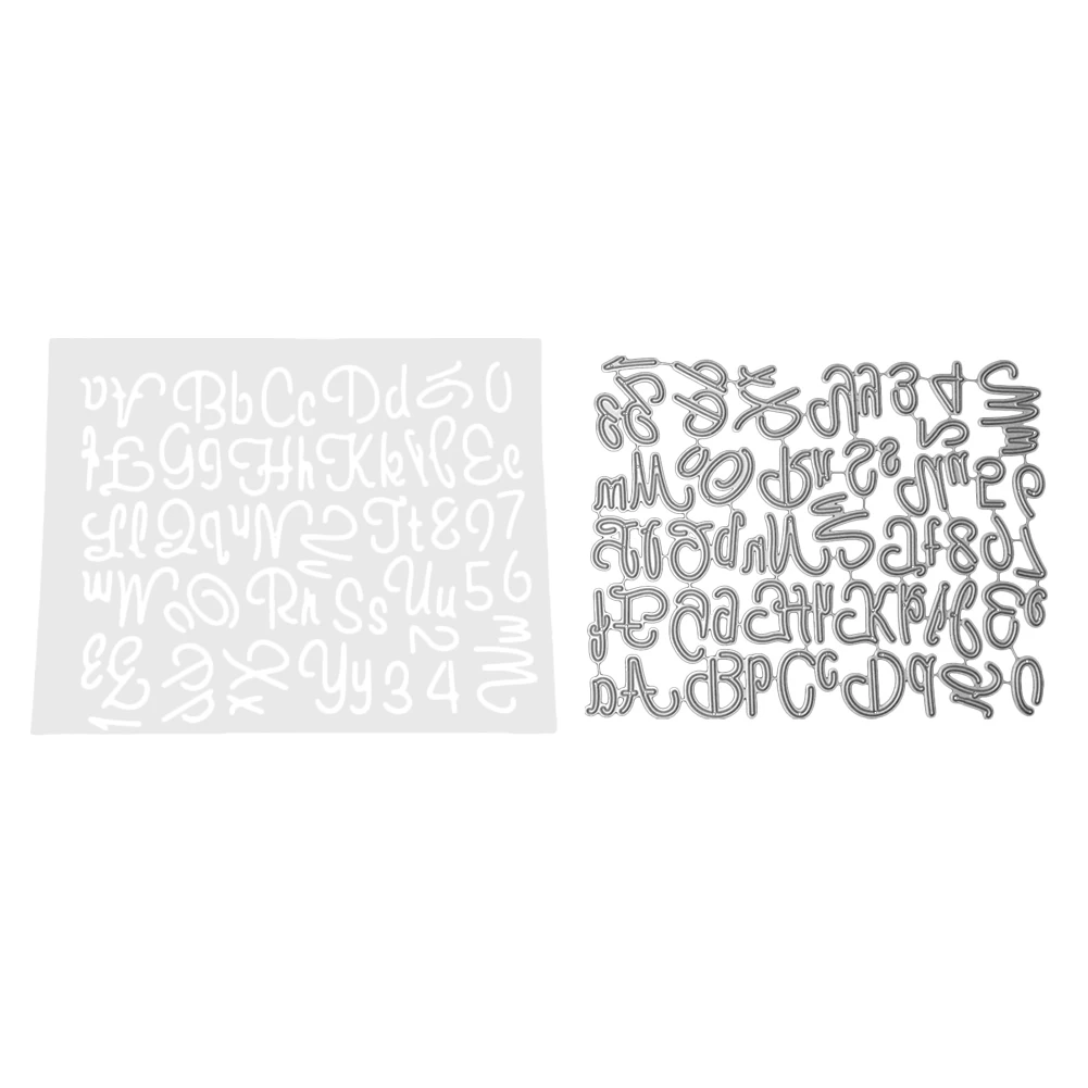

Rectangle Scrapbooking Cutting Dies Metal Letter Frames Stencil And Stamps For DIY Embossing Card Making Alphabet Dies 2019