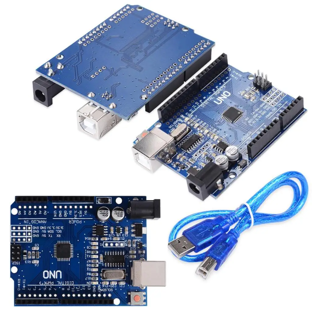 UNO R3 MEGA328P CH340 CH340G для Arduino UNO R3 с usb-кабелем