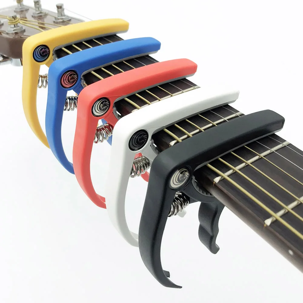 SONICAKE Guitar Capo for Acoustic Electric Classcial Ukulele Bass Mandolin Banjo Guitar w/h Pin Puller Design Black 