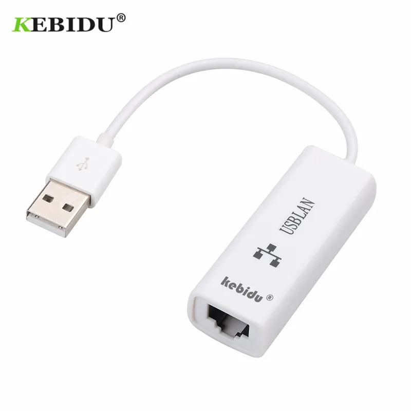 Сетевой адаптер KEBIDU с USB 2 0 на RJ45 сетевой Ethernet Asix 8152B для Mac OS ПК ноутбука SmartTV Win 10 7 8