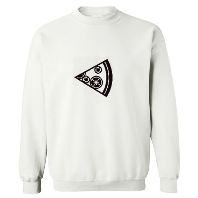 EnjoytheSpirit زوجين مطابقة البلوز الدافئة الشتاء Crewneck Pizzer عاشق الطباعة هوديي للجنسين نوعية جيدة القطن الصوف EnjoytheSpirit زوجين مطابقة البلوز الدافئة الشتاء Crewneck Pizzer عاشق الطباعة هوديي للجنسين نوعية جيدة القطن الصوف