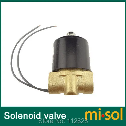10 шт. 1/" DC 12 В Электрический электромагнитный клапан для воздуха, воды, газа, дизельного топлива