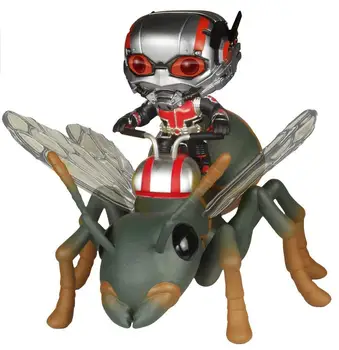 

Marvel Avengers AntMan Riding Wasp Thony Super Hero Ant-Man with Bobble Head Vinyl Dolls Figure Toys NS0