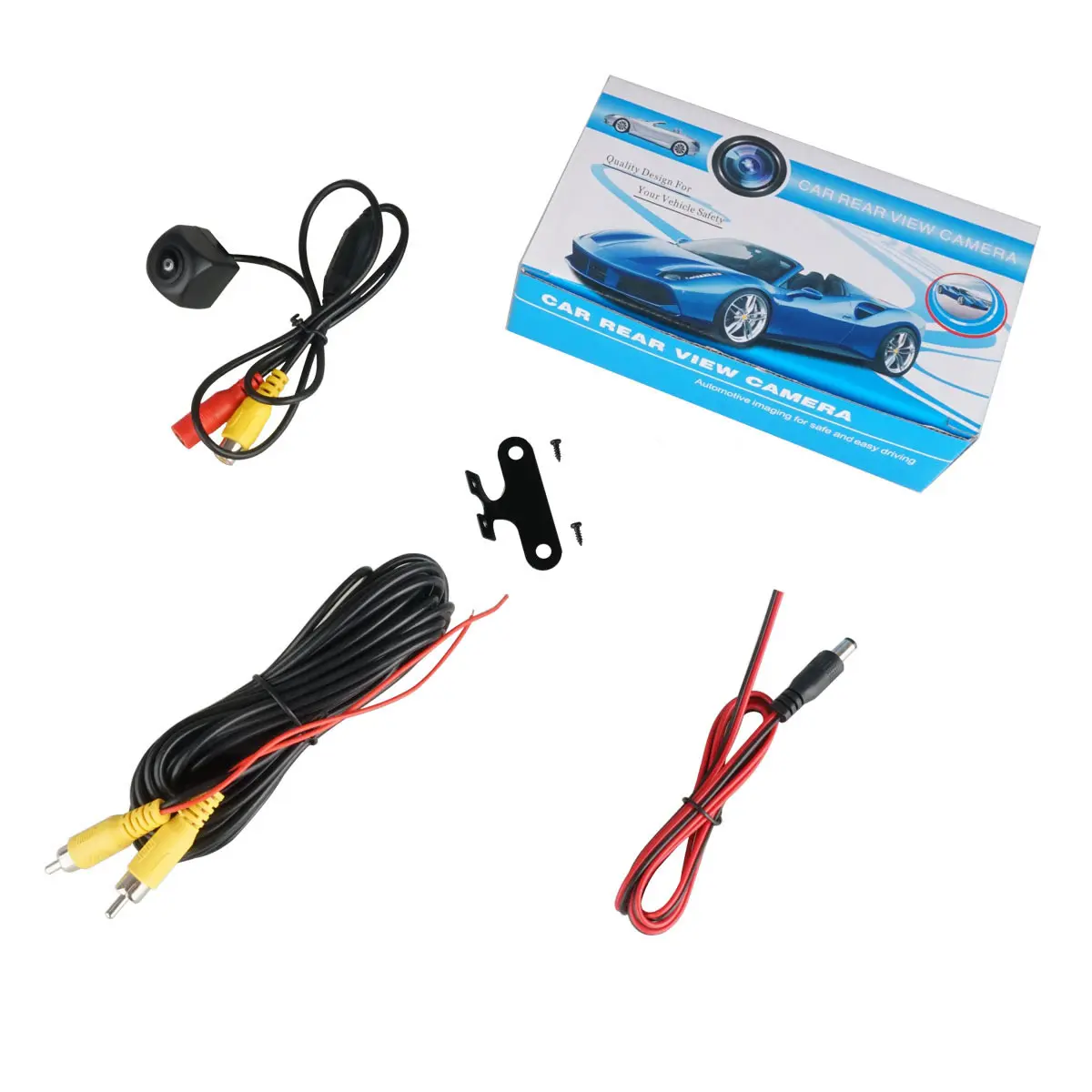 Universal Car Rear View Camera Backup Parking Camera Night Vision Starlight Waterproof 170 Wide Angle HD Color Image