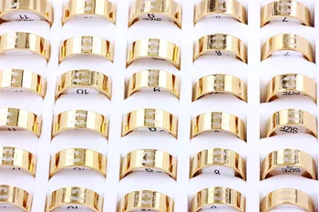 

Wholesale Bulk Job 42Pcs Charms Batman Stainless Steel Gold Ring Band Eternity Men Women Wedding Party Valentine Gift FREE