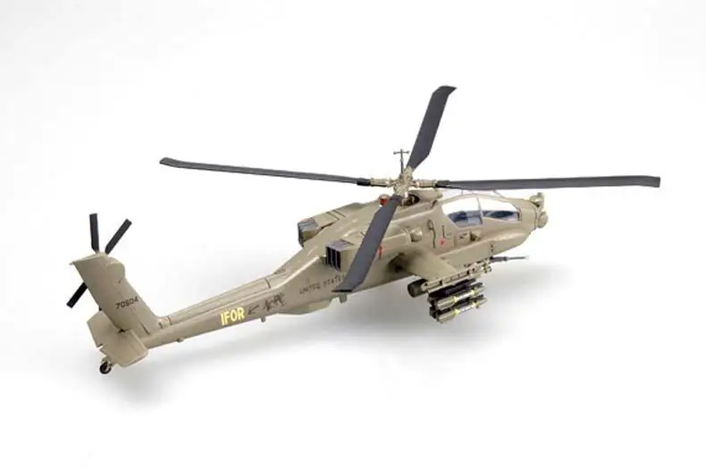 США Ач 64 Apache атака вертолет 1/72 самолет IFOR Боснию 1996 легкая модель| |