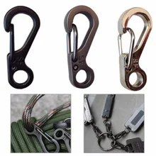 10 Pcs Camping Equipment Survival EDC Paracord Carabiner Snap Spring Clip Outdoor Hiking Hook Backpack Tactical Buckle Camp Kit