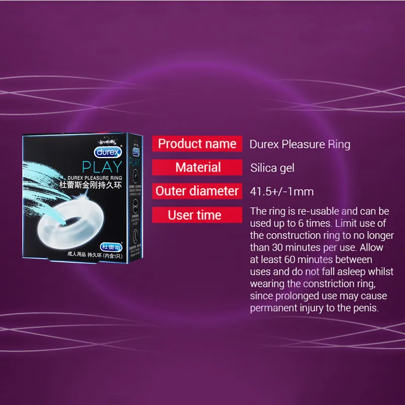 Увеличенный мужской удлинитель Durex кольцо удовольствия t Pro более прочный