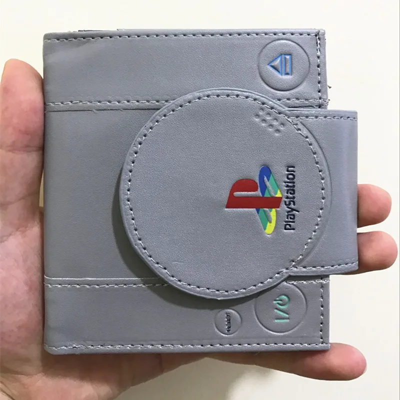 Кошелек "PlayStation" Молодежный студенческий короткий поперечный игровой кошелек в форме консоли двойной Кошелек для монет