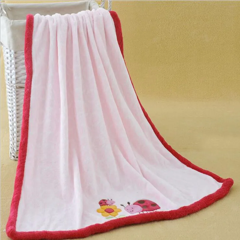 Free shipping spring and autumn baby blanket / infant baby coral fleece