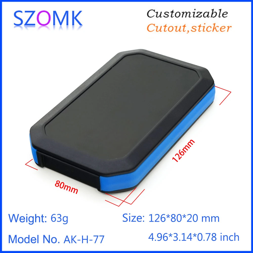 szomk handheld plastic box for electronics instrument housing plastic enclosure for pcb design junction box device project box (29)