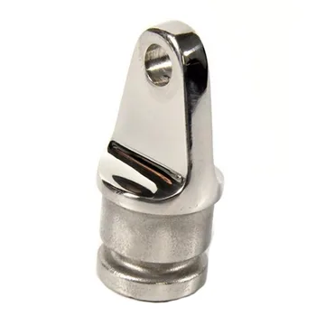 

Triangular Inside yacht 1Inch Hardware 25mm Top Fitting Eye End Fits Marine Boat Pipe Rounded