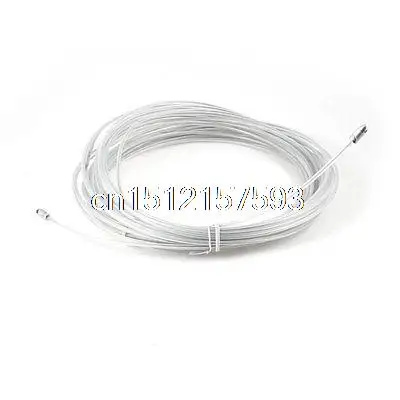

25M White Plastic Coated Steel Flexible Fish Tape Electric Wire Cables Puller