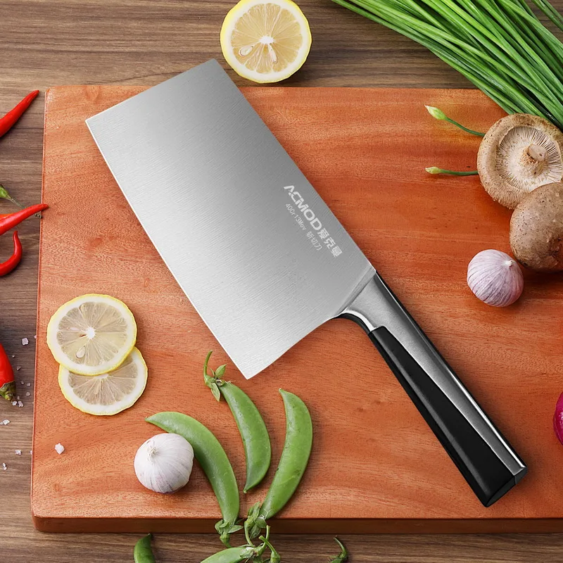 

Kerman Stainless Steel Household Kitchen Chef Cooking Tool Cut Bone Slice Meat Vegetable Fish Knives Dual-purpose Cleaver Knife