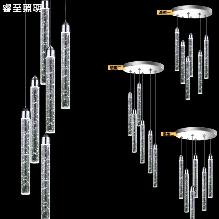  Led pendant lights modern minimalist three creative personality dining room hanging room dining pen - 32801390075