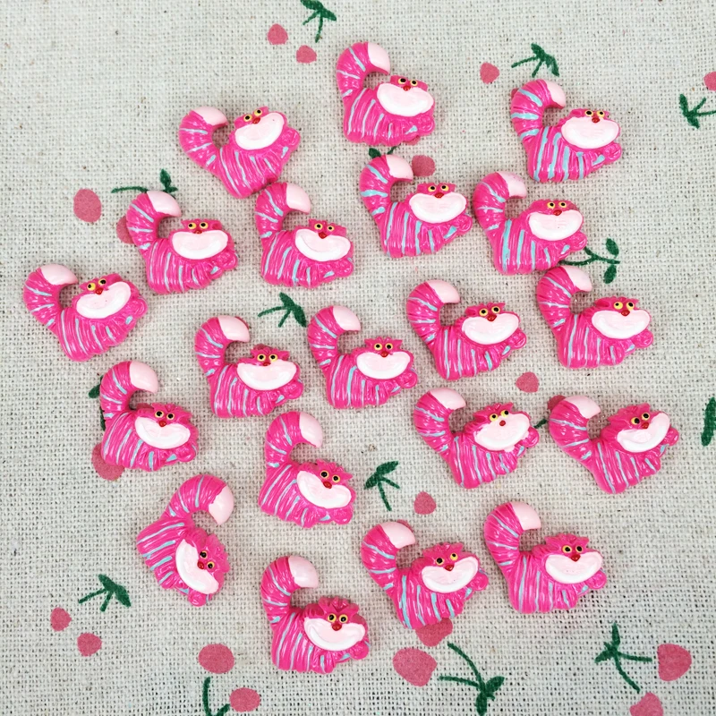 

10 Pieces Resin Flatback Flat Back Cabochon Kawaii DIY Resin Craft Decoration Cartoon Red Car Phone Case Embellishment :18*20mm