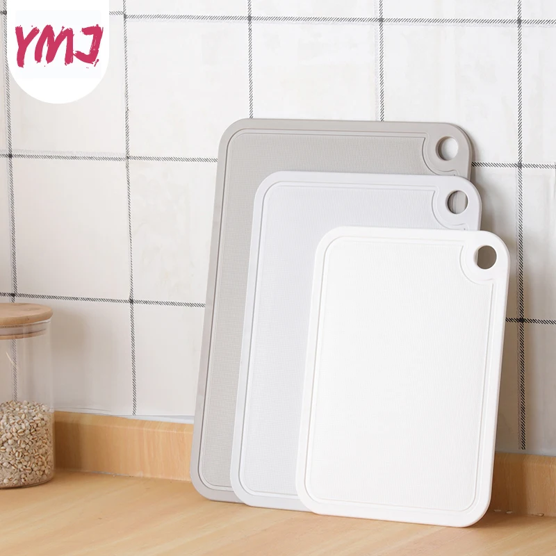 

Chopping board large medium and small 3-piece combination kitchen vegetable meat classification rectangular cutting board set