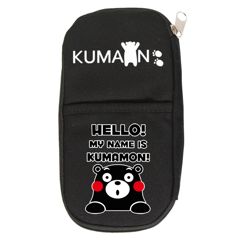 Кошелек талисман Kumamon для мальчиков и девочек чехол карандашей школьных