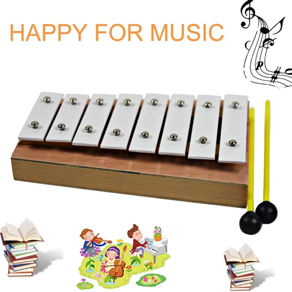 M-ws Раннее детство 8 нот музыкальное обучающее средство 8 Октав детский ручной стук деревянный ксилофон развивающие душистые игрушки Прямая поставка