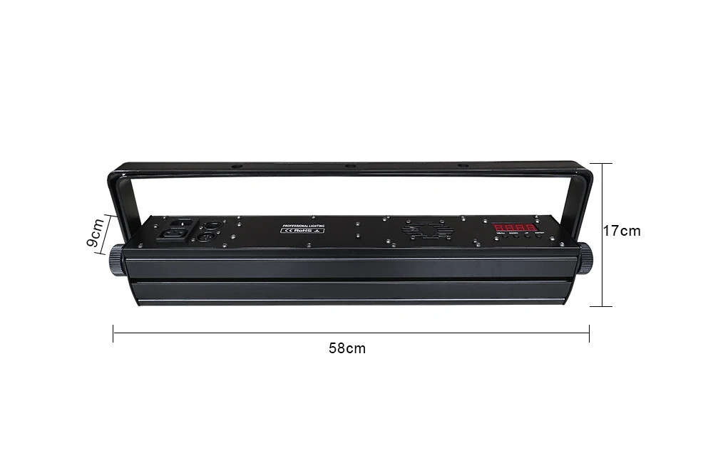 9*12w RGBWA+UV 6in1 LED Light Bar