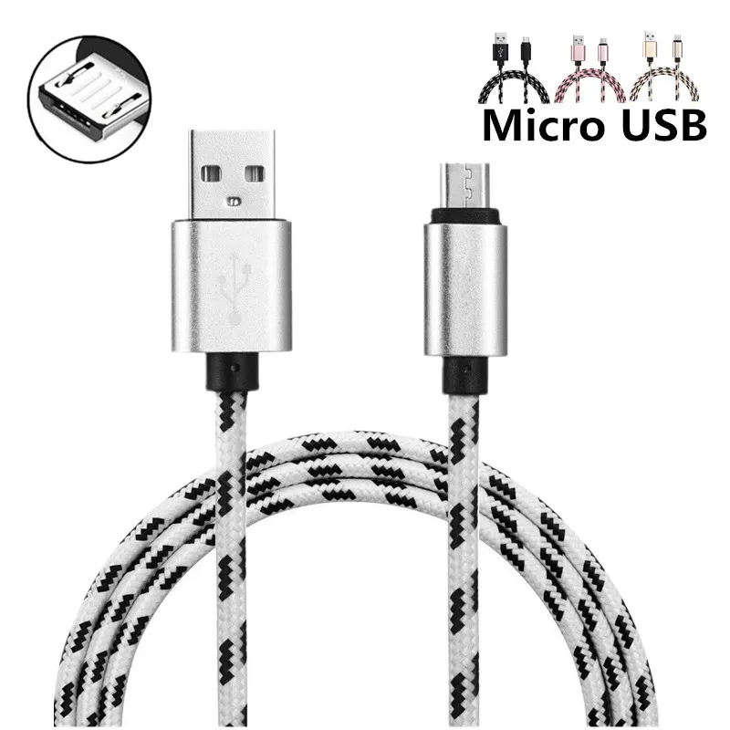 Зарядный кабель Micro USB для Samsung Galaxy A3 A5 A7 A8 A9 2015 S3 S4 S5 S7 edge Huawei P6 P7 P8 P9 Lite mini max