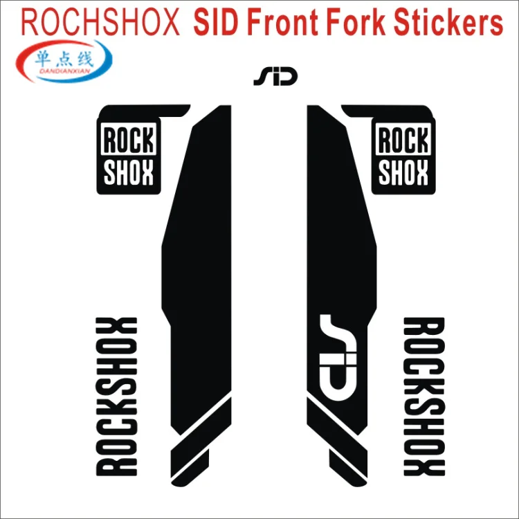 

2pcs/set Vinlys Fork Decals 2color choices Bicycle Front Fork Stickers high quality Sticker MTB Front Fork Decal Racing Sticker