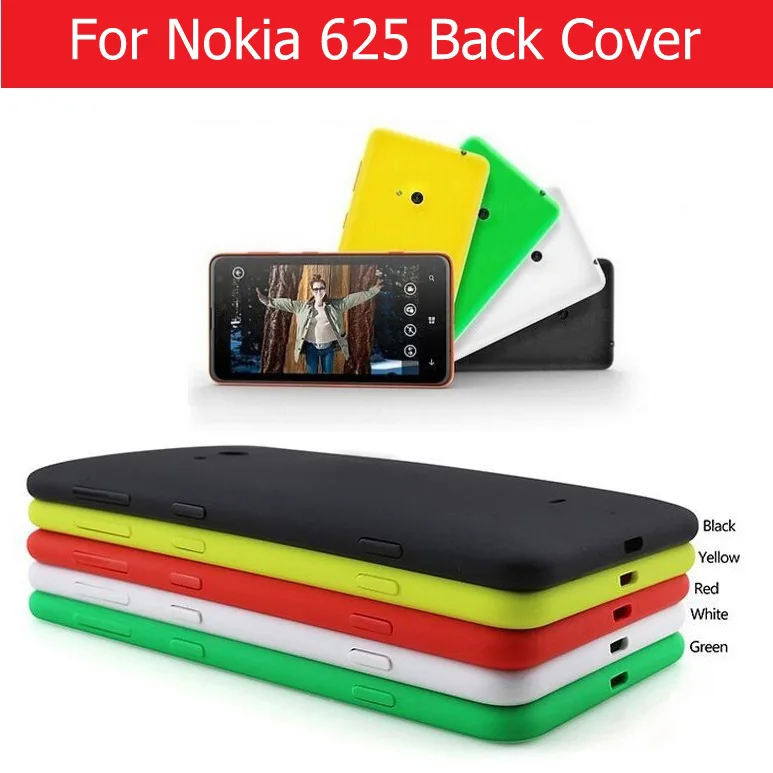 

Genuine rear cover for Nokia 625 back battery door housing for Microsoft lumia nokia 625 back cover case + 1pcs screen film free