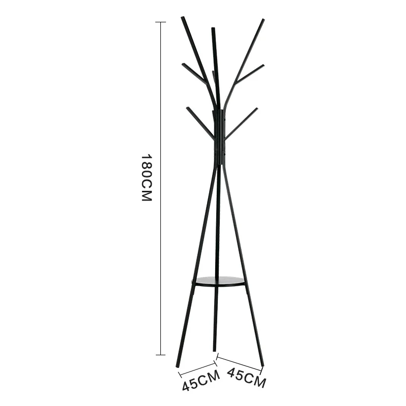 Металлическая деревянная стильная вешалка для пальто 45X45X180 см напольная вешалка креативная металлическая вешалка для одежды