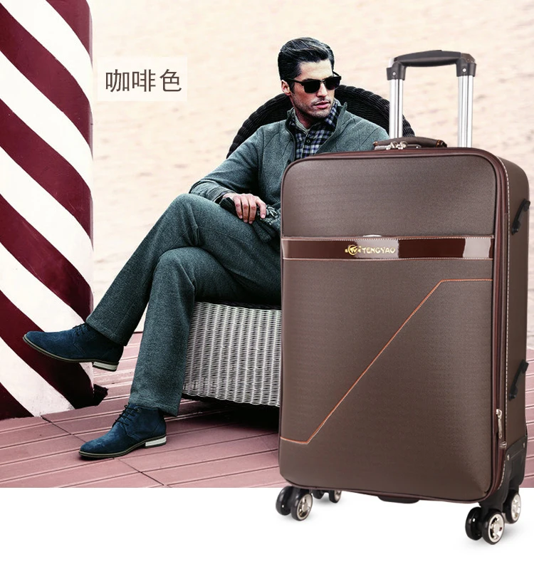 Мужской чемодан на колесиках для путешествий, женские дорожные сумки на колесиках, розовый студенческий чемодан на колесиках, багаж для путешествий