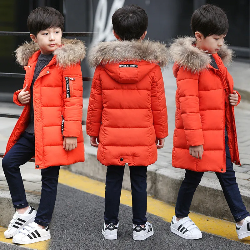 

2018 New Arrive Warm Winter Children down Jackets boys Down Outerwear Coats Down Parkas Kids jacket Children Outerwears