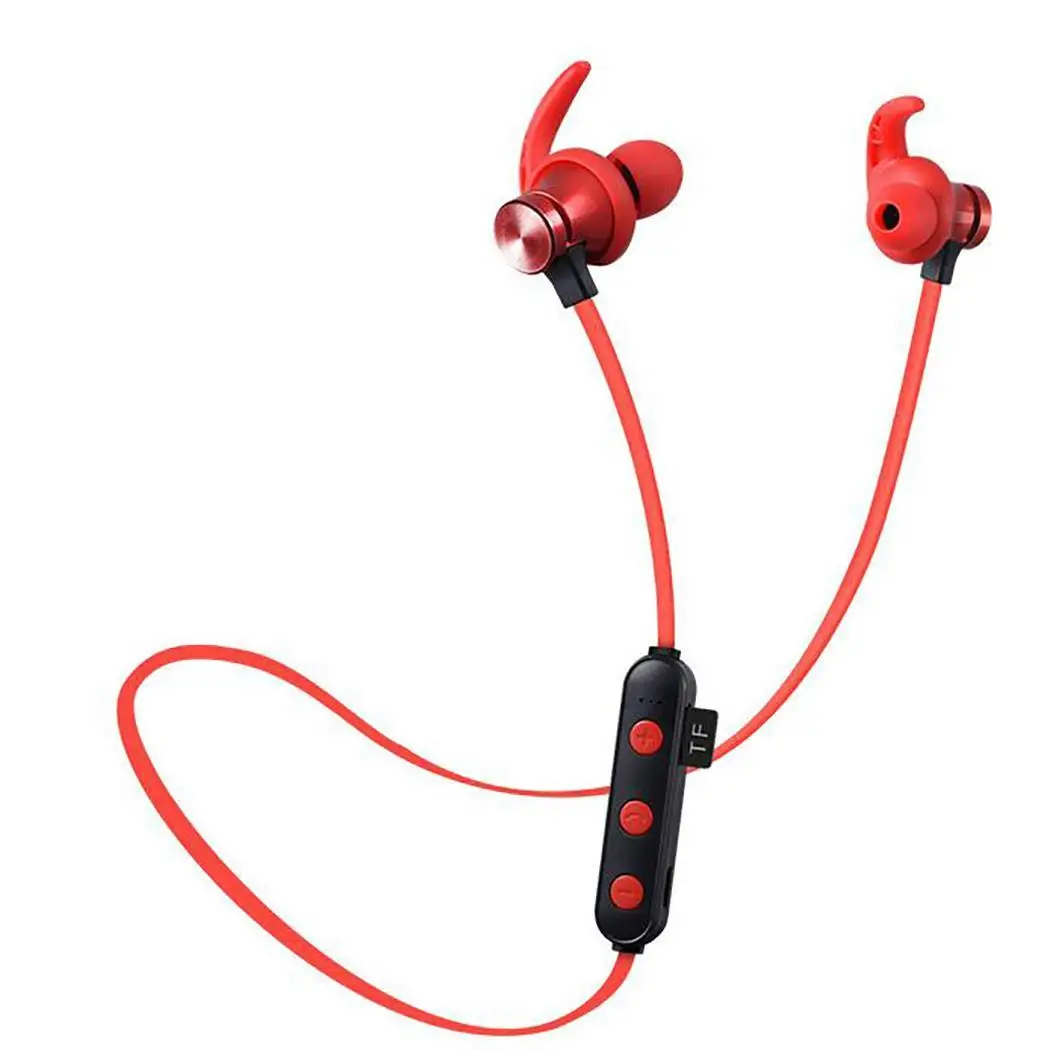 Беспроводная Спортивная bluetooth гарнитура tf карта с магнитной функцией стерео