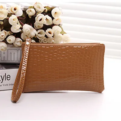 heymister New  women Cosmetic Bag  for 2019 Case Portable  PU leather Crocodile pattern Makeup Bag  Pouch Organizer Holder