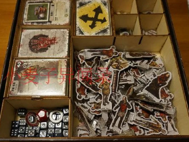 

Dead Of Winter Card Game Storage Box Organizer for Wooden Receiving Compact Case The Broken Token Box