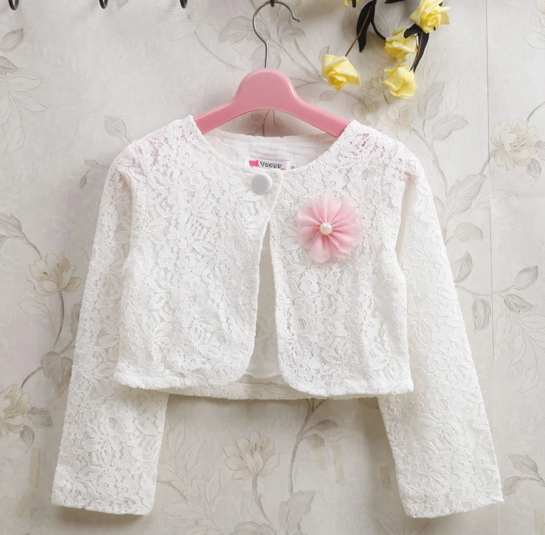 2022 Kids Shrug Girls Jacket 100 Cotton Sweet Girls Cardigan Sweater 1