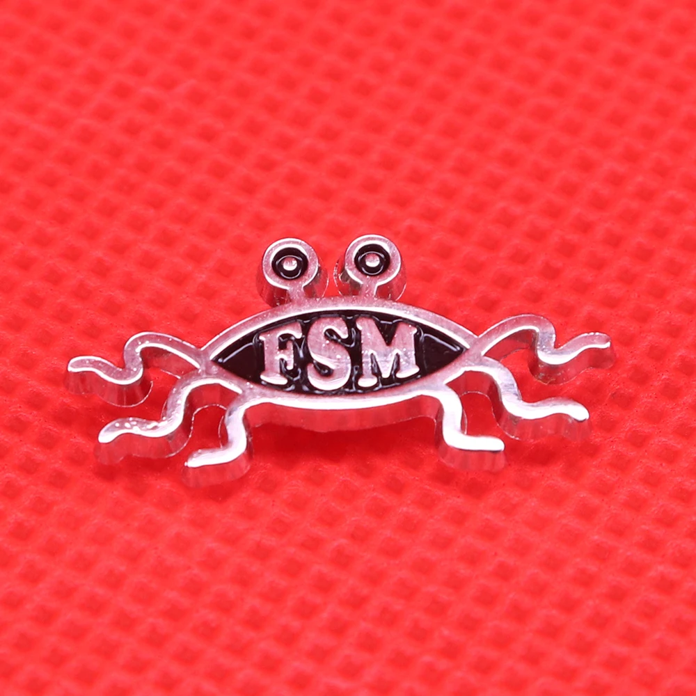 Летающие эмалевые булавки для спагетти FSM брошь пастафарийский бог значок