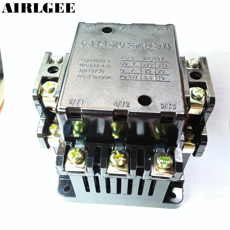 ith 20a 3 polos cjt1 20 2no 2nf contator da ca 03