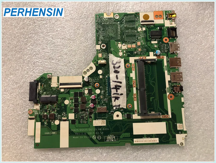 DG425 DG525 DG725 NM-B321 لينوفو ل ينوفو 320-14IKB اللوحة المحمول 100% العمل تماما