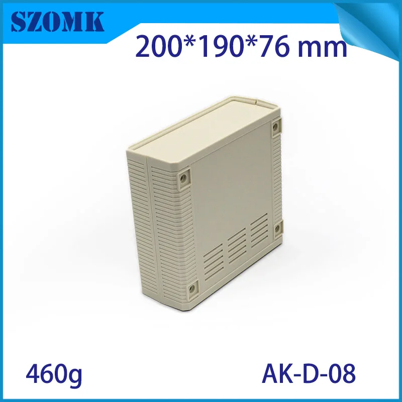 szmk plastic desktop enclosure electronics junction box instrument housing plastic abs control box hot sale project box plastic housing (15)