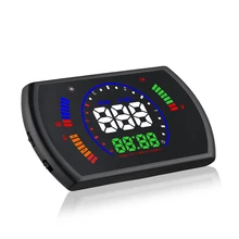 Kebidumei автомобильный HUD Скорость ometer Head Up Дисплей OBD2 лобовое стекло цифровой Скорость проектор через Скорость сигнализации OBD2 для всех транспортных средств