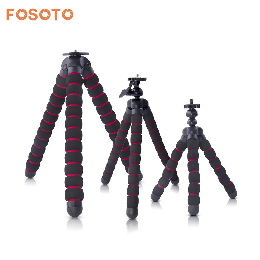 fosoto Octopus font b Tripods b font Stand Spider Flexible Mobile Mini font b Tripod b