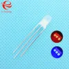 3mm LED bi-color difuso rojo azul cátodo común redondo diodo emisor de luz Dual FoggyTwo Plug-in práctica DIY Kit 10 unids/lote ► Foto 1/5