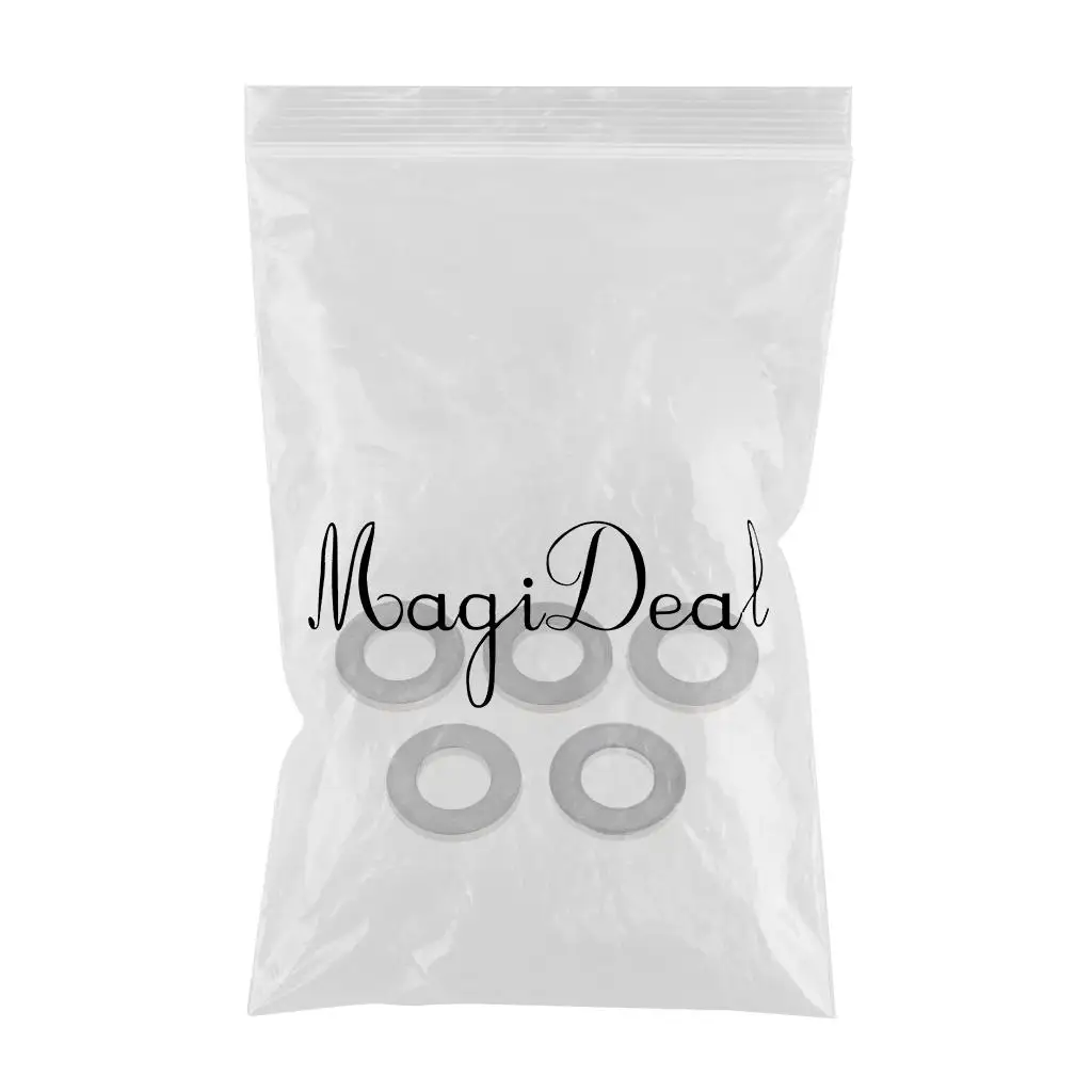 5 Pieces/lot M10 Titanium Alloy Flat Washer Gasket Plain Washer for Screws Bolt