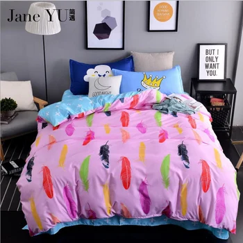 

JaneYU Fashion 12 pattern cotton linens bedding sets Twin/Full/Queen/King/Supper king size duvet cover+bedsheet+pillowcases