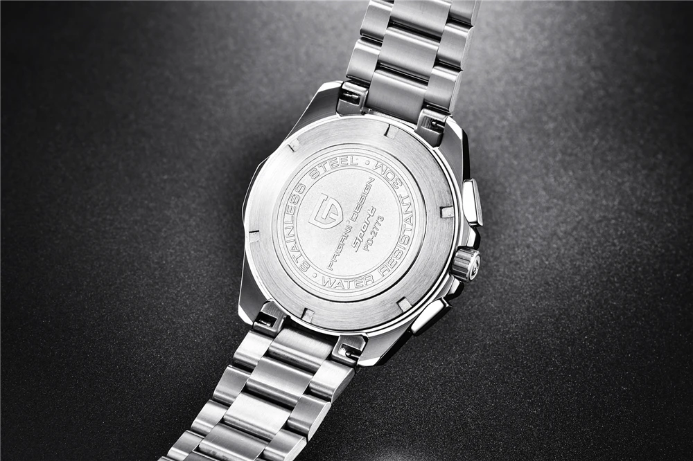 PAGANI Дизайн мужские часы топ роскошные нержавеющая сталь кварцевые часы мужские военные Многофункциональные Спортивные Хронограф Relogio Masculino