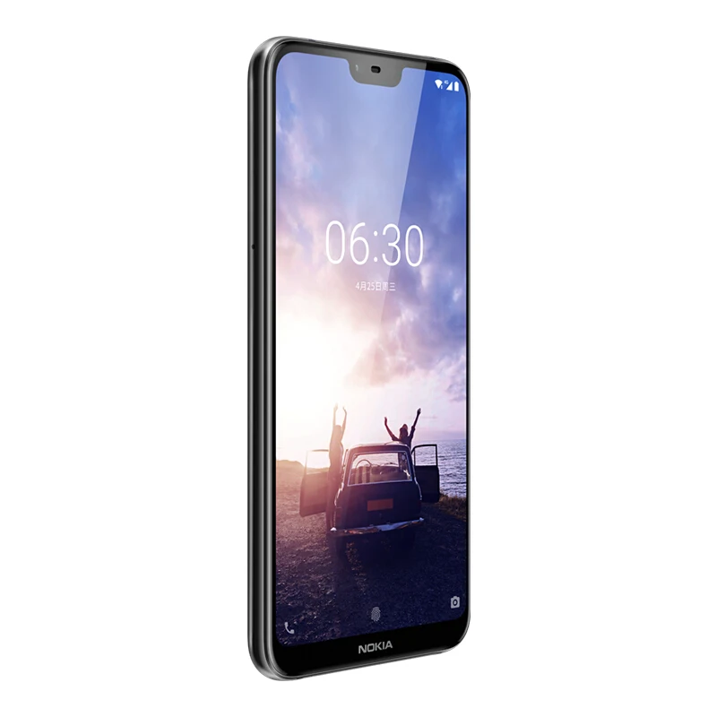 Мобильный телефон Nokia X6, LTE, 4G, 5,8 дюймов, Восьмиядерный процессор Snapdragon636, 4 Гб ОЗУ, 64 Гб ПЗУ, 16 Мп, 5 МП, сканер отпечатков пальцев, Смартфон Android 8,1