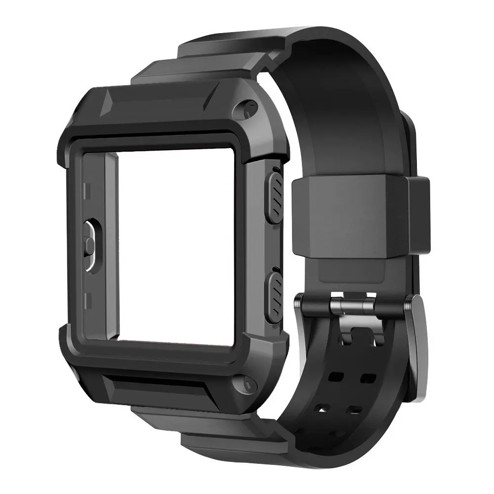 Силиконовый ремешок и чехол для смарт часов Fitbit Blaze 2 в 1|Ремешки часов| |